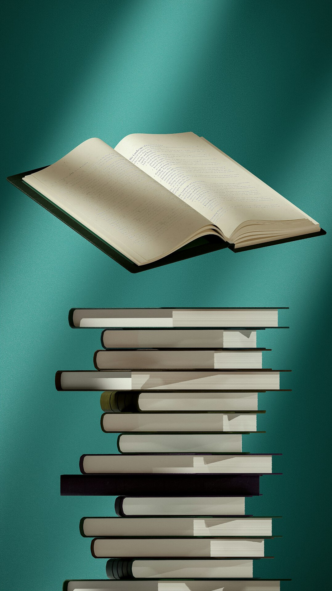 suspenseful book pages