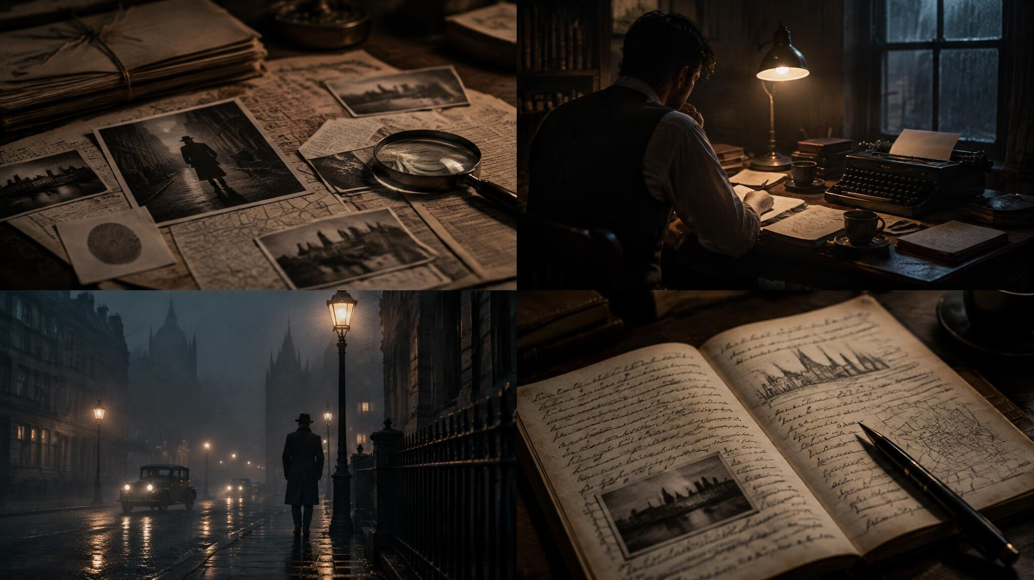 vintage crime documents